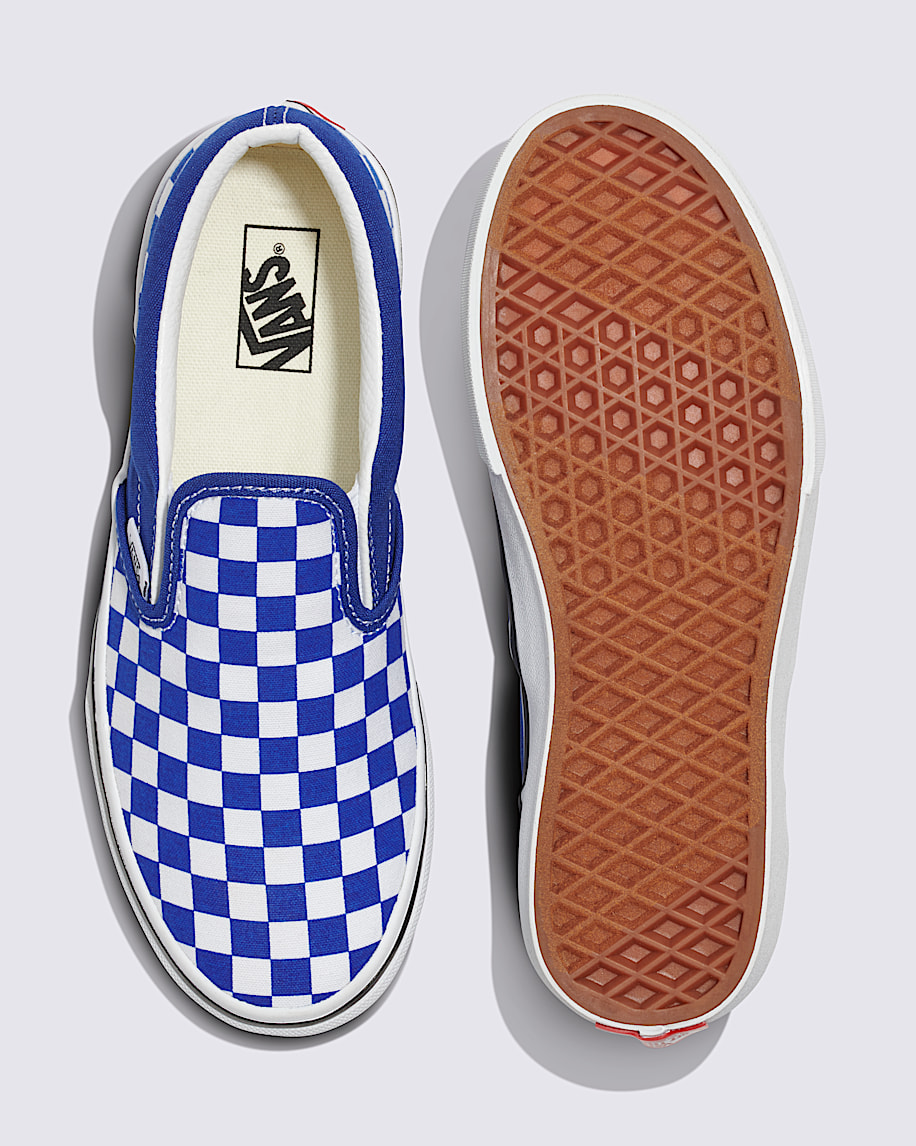 Big Kids Classic Slip-On Checkerboard Shoe - 3