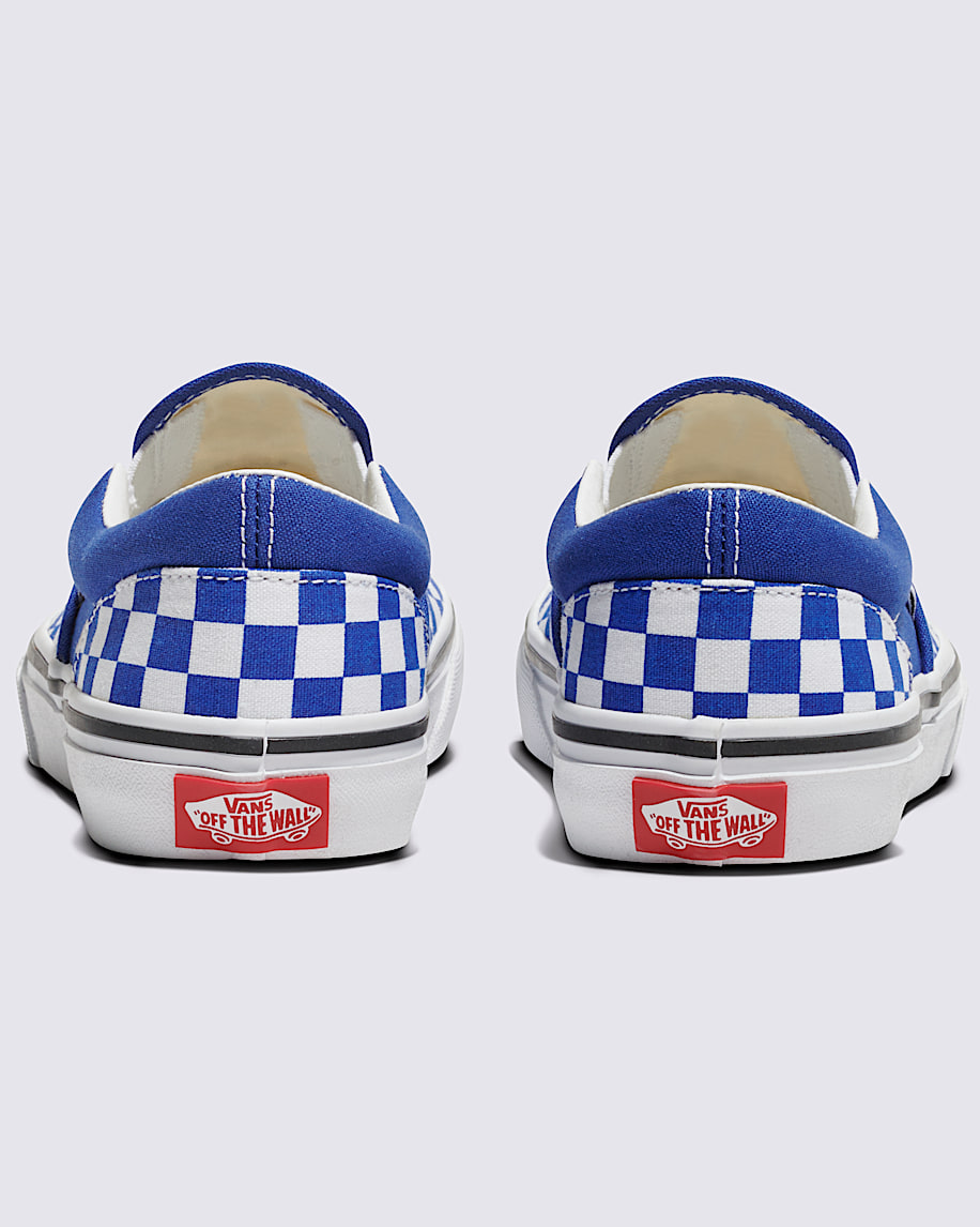 Big Kids Classic Slip-On Checkerboard Shoe - 4