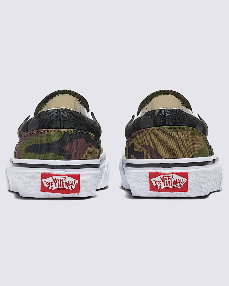 【VANS】 スリッポン Classic Slip On Camo Shoe Classic Slip-On Camo Shoe en Green / Black | Vans CA