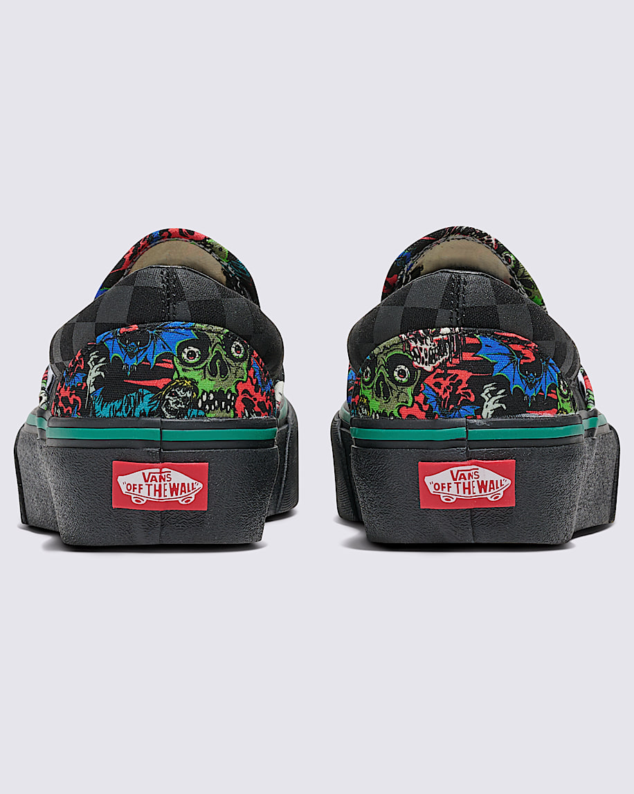 【VANS】Customs Slip-On Platform Shoe-カウプリント Customs Slip-On Platform Shoe in Customs | Vans