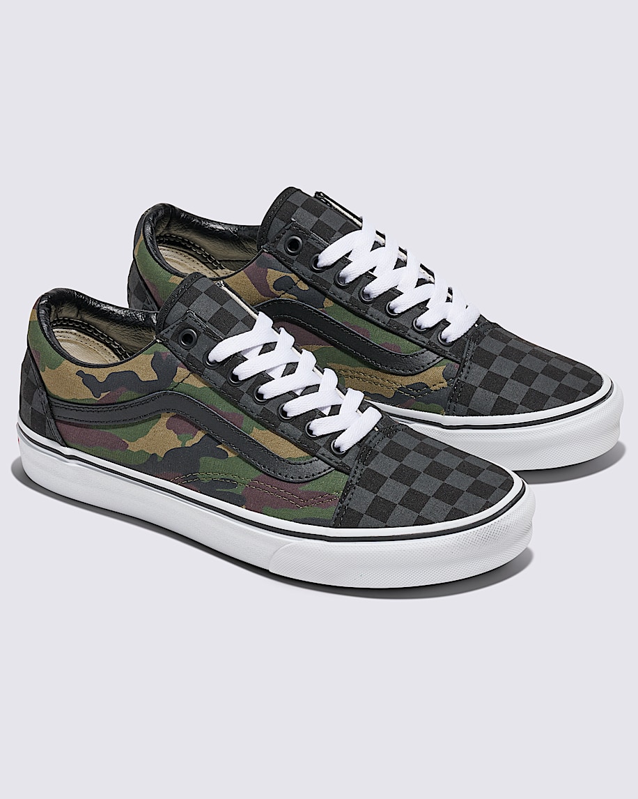 海外限定！VANS CHECKERBOARD CAMO OLD SKOOL カスタム 海外限定！VANS CHECKERBOARD CAMO OLD SKOOL カスタム (VANS