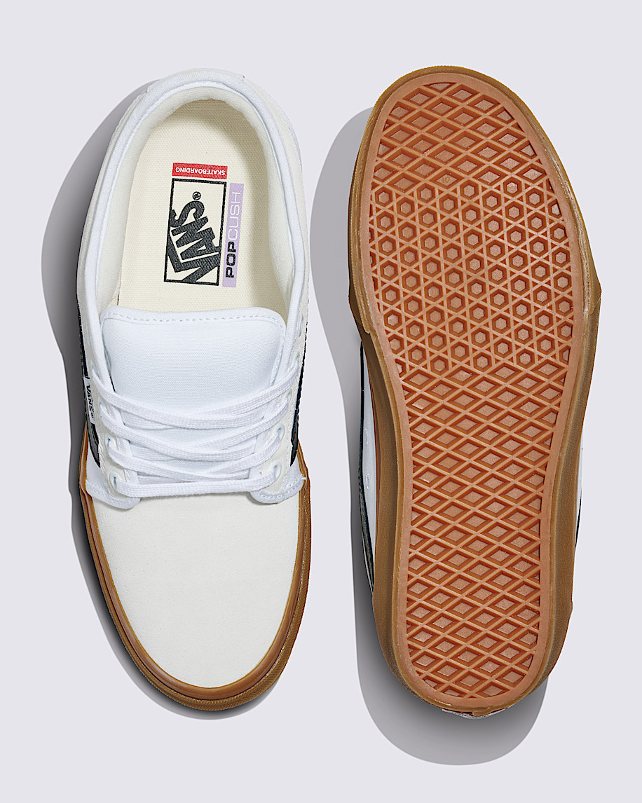 Skate Chukka Low Sidestripe Shoe - 3