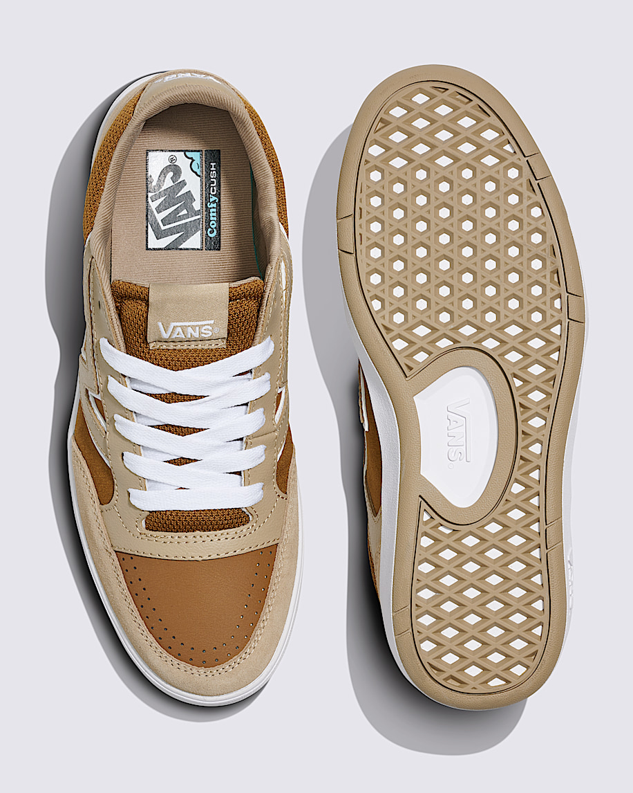 Lowland ComfyCush Shoe in Khaki / Ginger Brown | Vans Lowland ComfyCush Shoe in Khaki / Ginger Brown | Vans