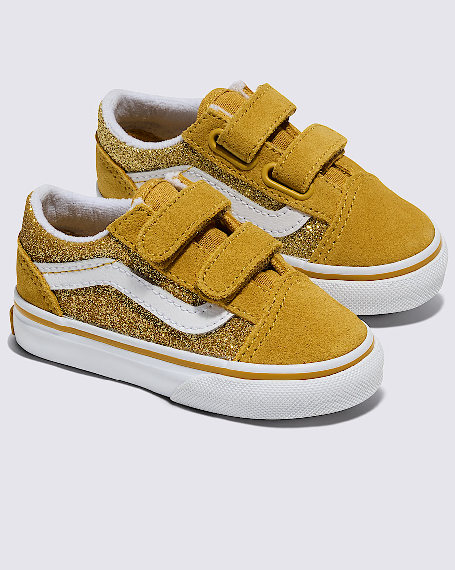 Toddler Old Skool V Glitter Shoe - 2