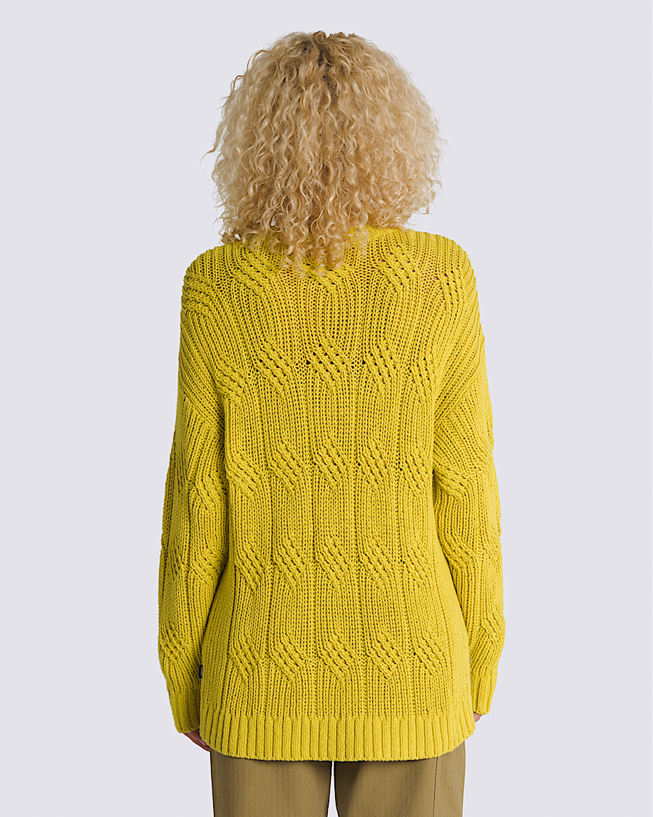 Suzie Cable Crew Sweater - 3