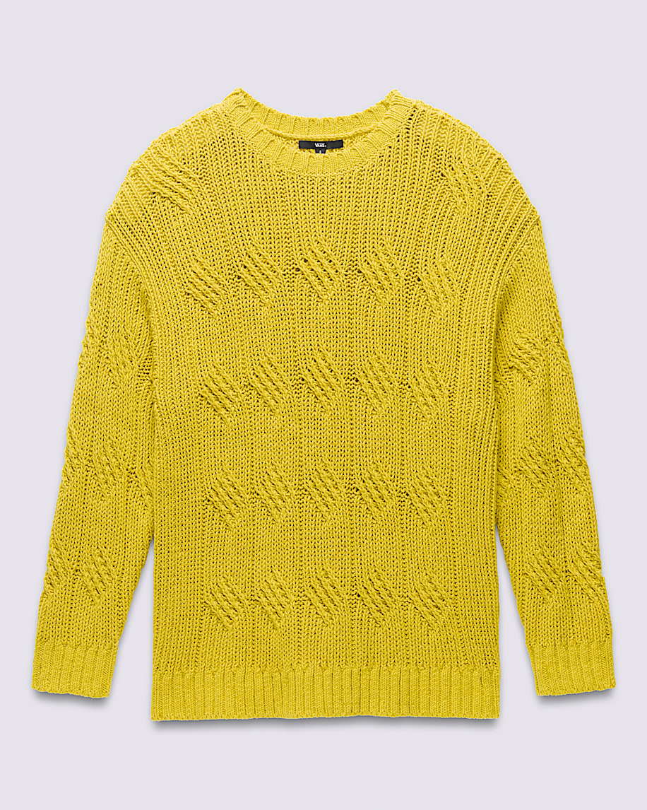 Suzie Cable Crew Sweater - 1