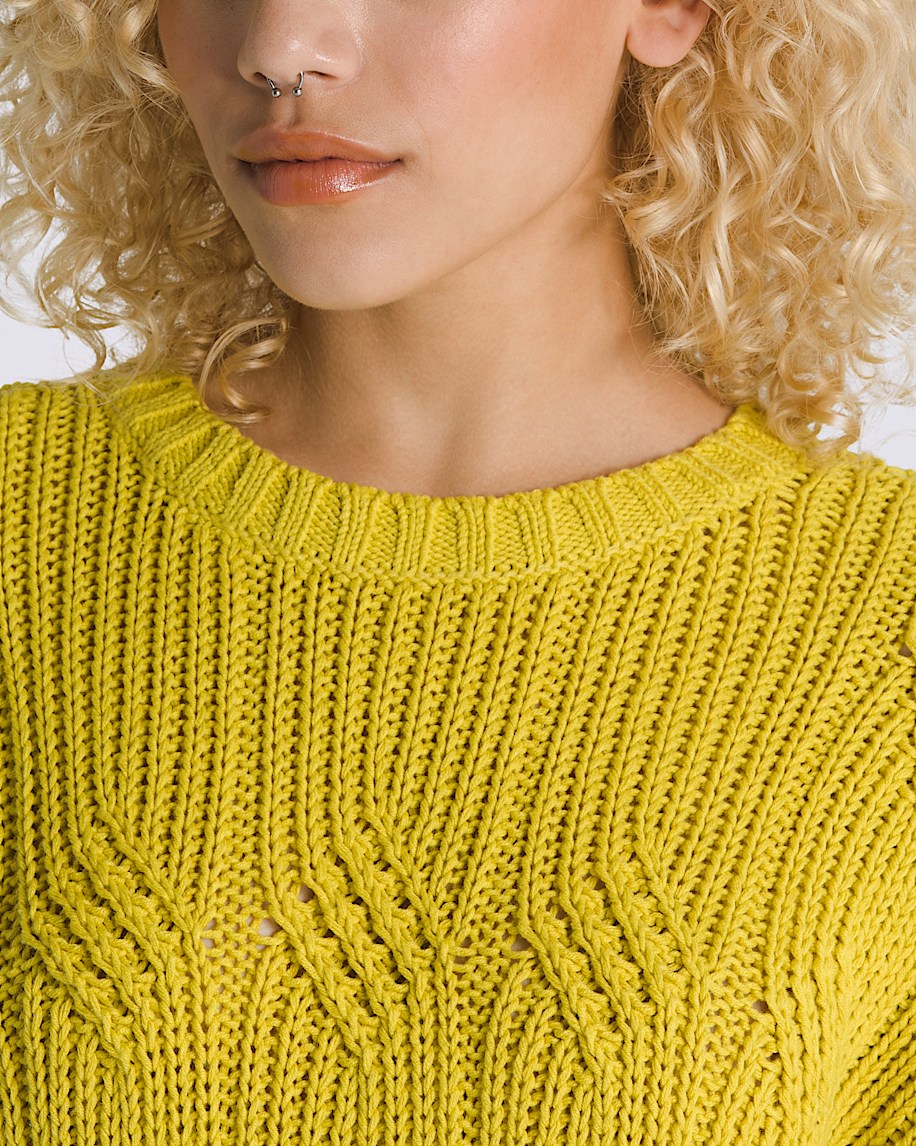 Suzie Cable Crew Sweater - 5