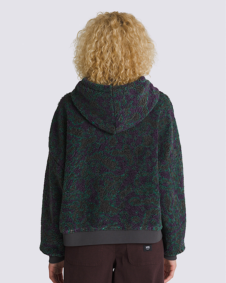 Collett Boucle Loose Pullover Hoodie
