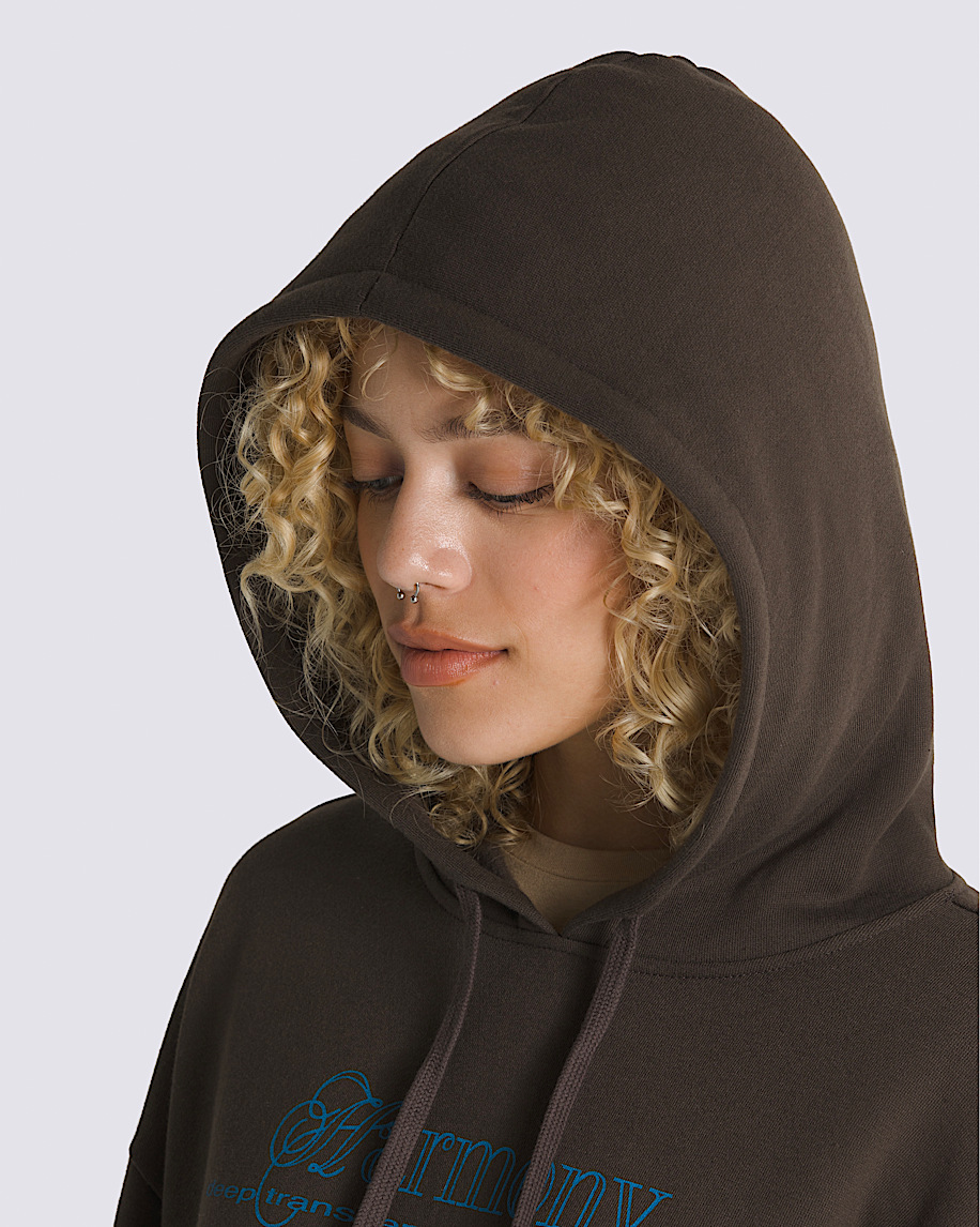 VELVET SHIRRING HOODIE (2COLORS) - 아모멘토