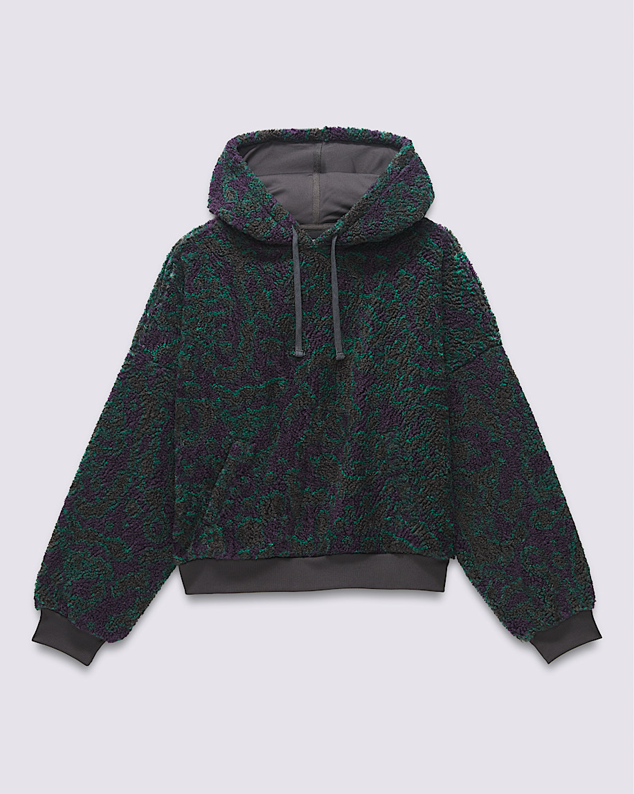 Collett Boucle Loose Pullover Hoodie