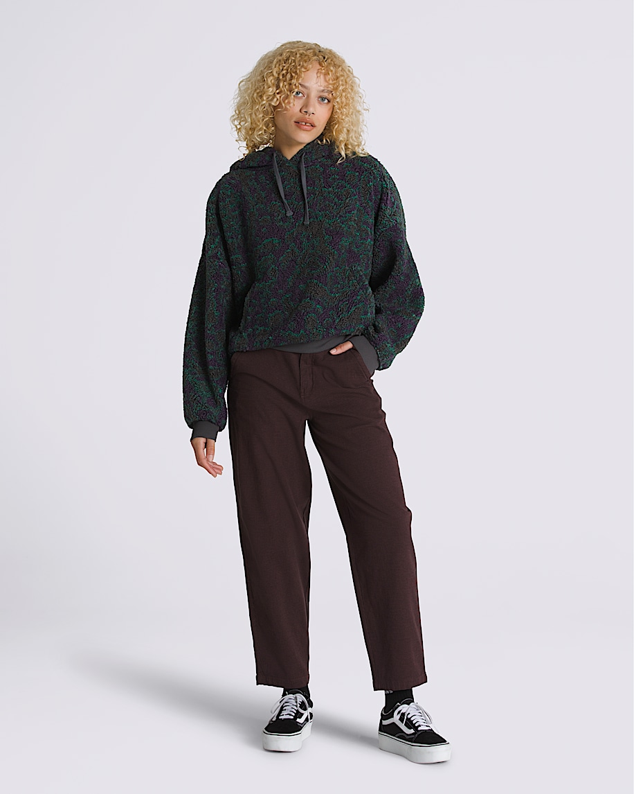 Collett Boucle Loose Pullover Hoodie