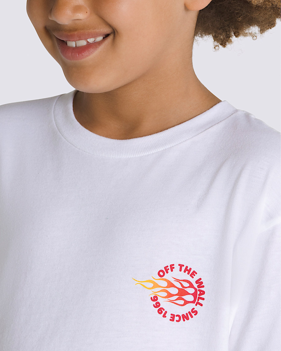 Kids Commet 66 T-Shirt in White | Vans