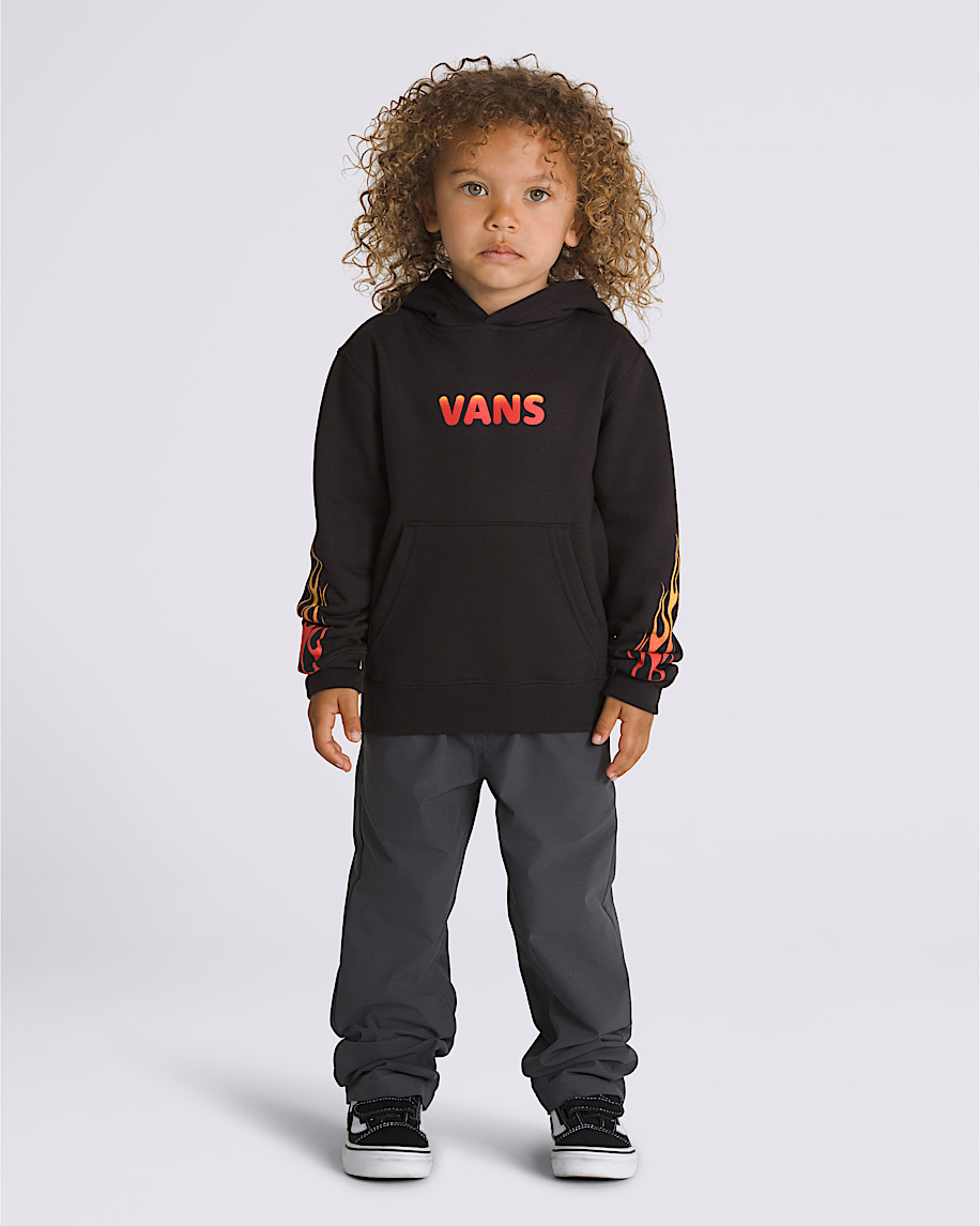 Little Kids Flame Pullover Hoodie - 4