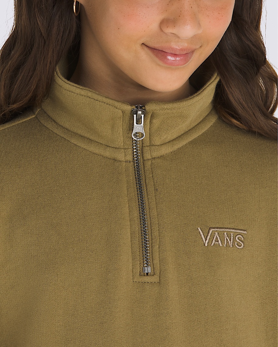 Kids Half Zip Mock Pullover
