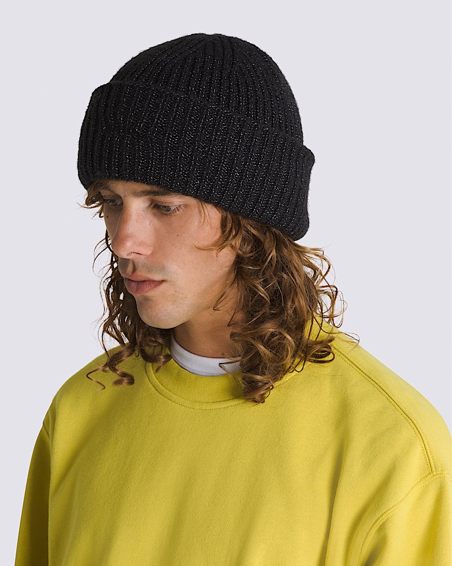 Densmore Wide Cuff Beanie in Black | Vans