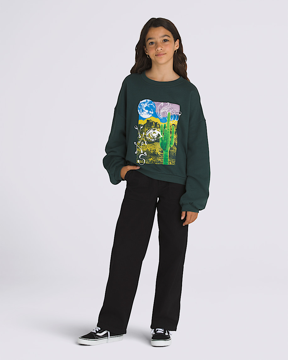 Kids Phoenix Loose Crew Sweatshirt - 4