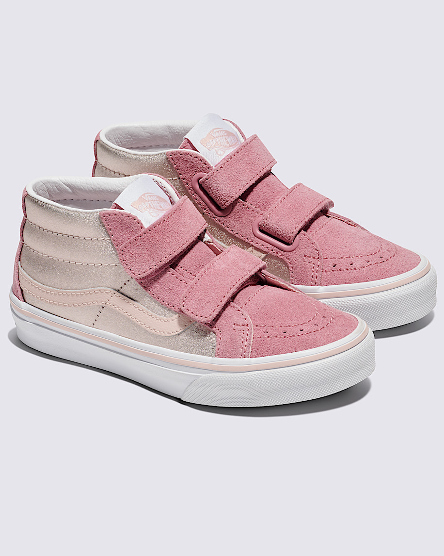 Kids Sk8-Mid V Shoe in Metallic Pink| Vans US Kids Sk8-Mid V Shoe in Metallic Pink| Vans US