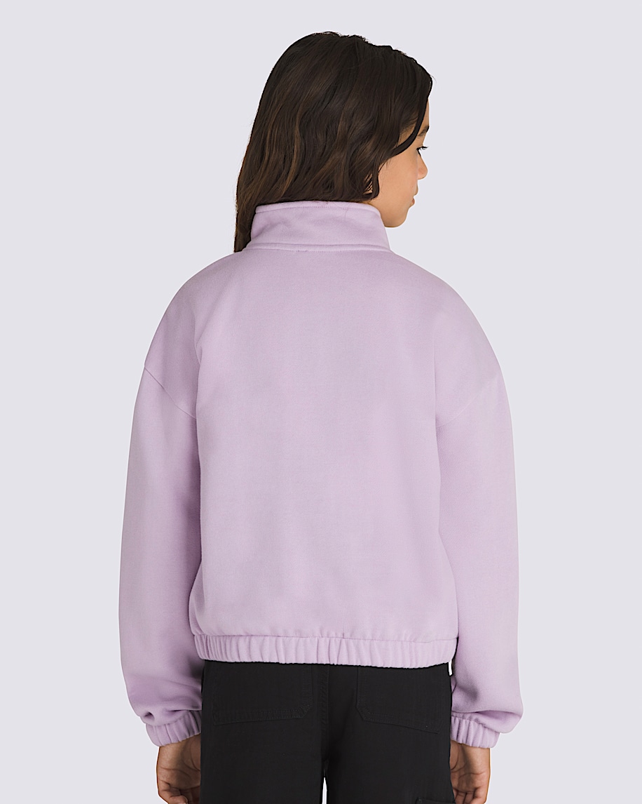 Kids Half Zip Mock Pullover - 3