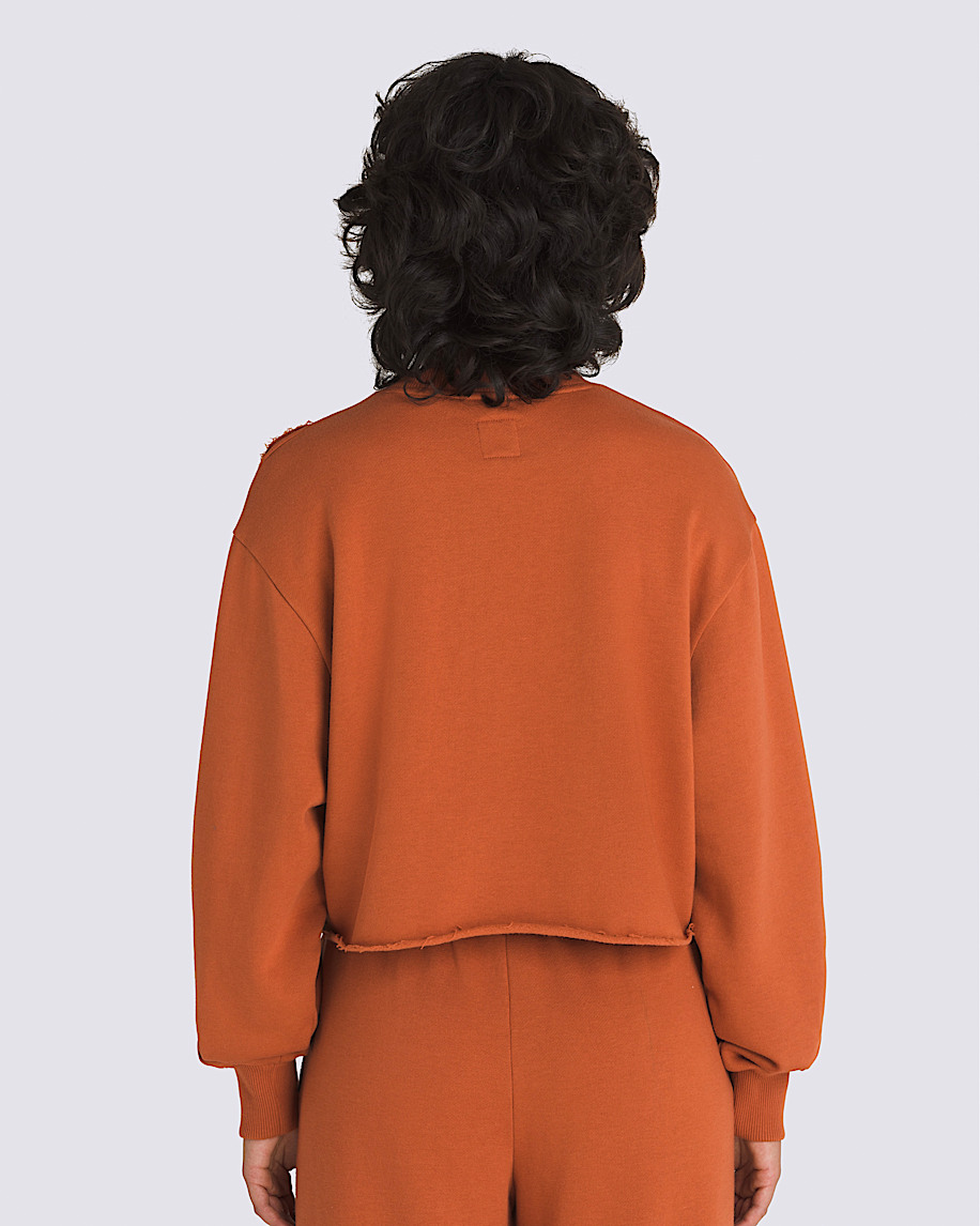 Distressed Logo Crew Sweatshirt - 3