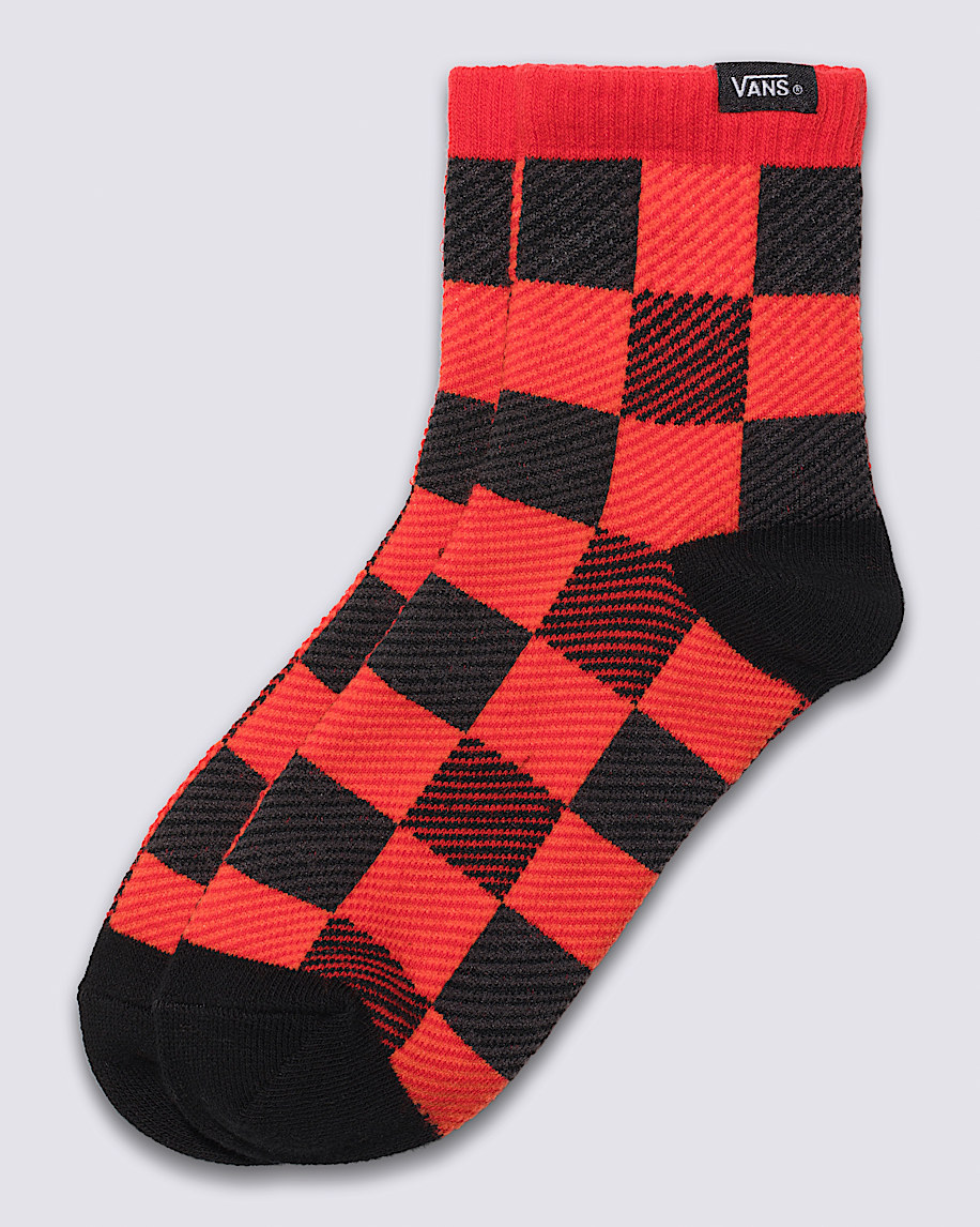 Half Crew Plaid Socks