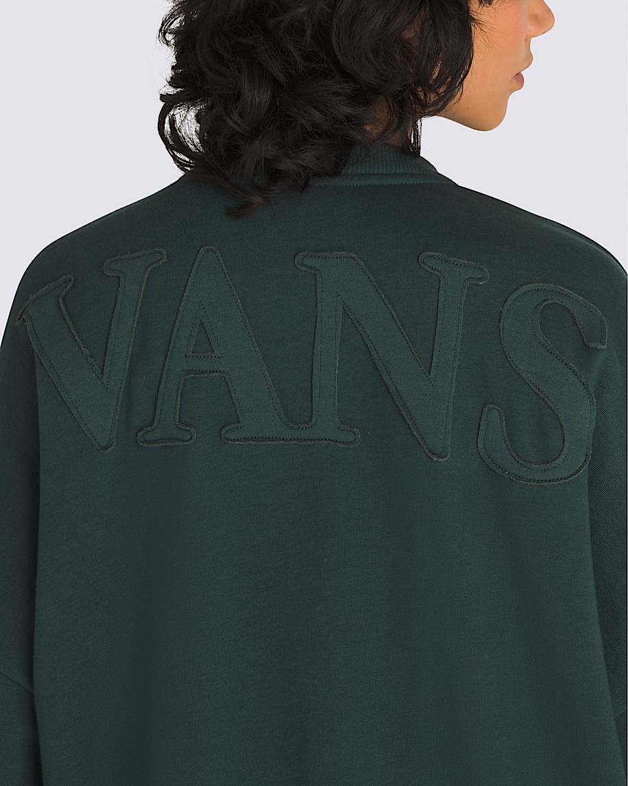 Stitched Up Loose Crew Sweatshirt