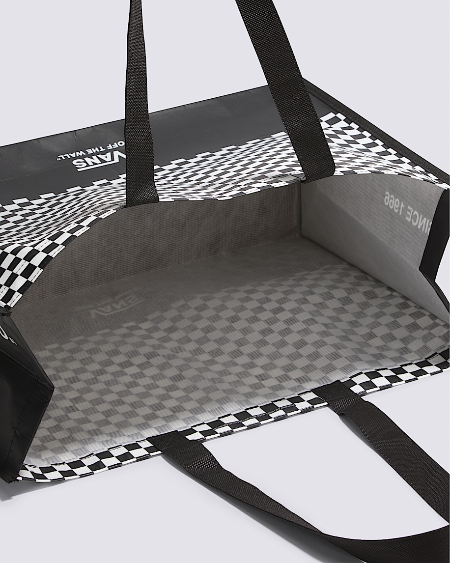 Checkerboard Reusable Tote Bag - 3