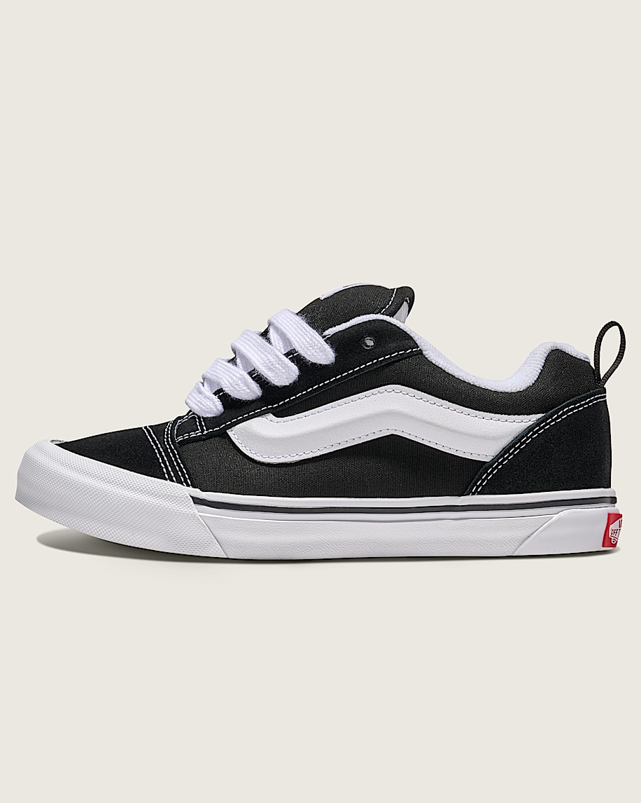 新作 Knu Kids Big Skool Vans | White True / Black in Shoe 靴