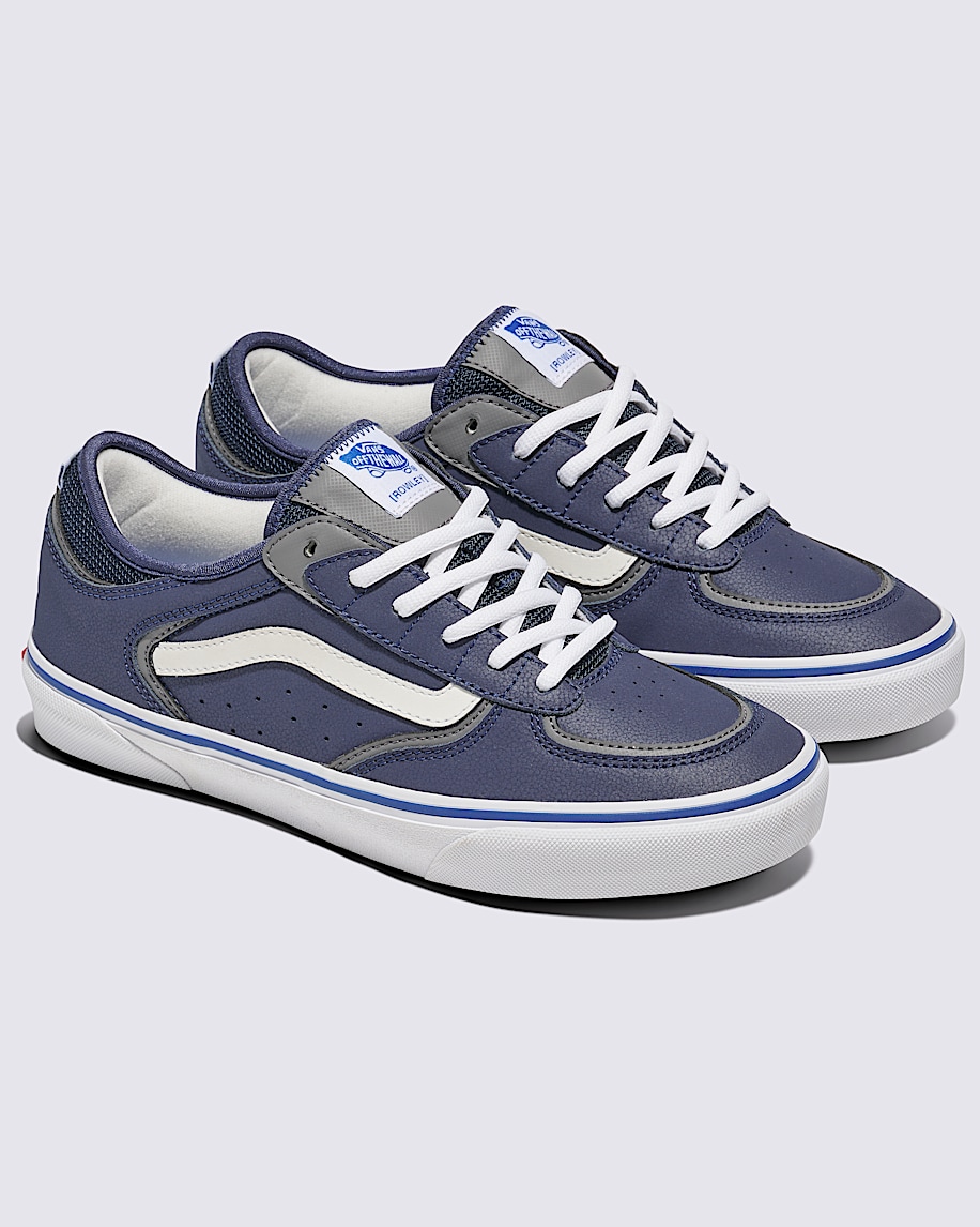 【返品?交換対象商品】 Skate Rowley Shoe in Grey Blue | Vans 27.0cm
