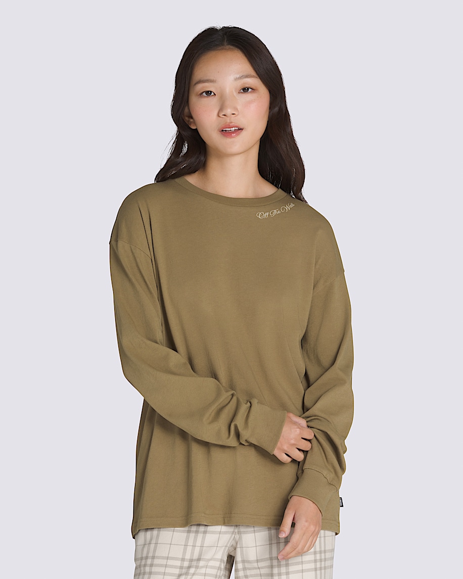 Sliced Oversized Long Sleeve T-Shirt - 3