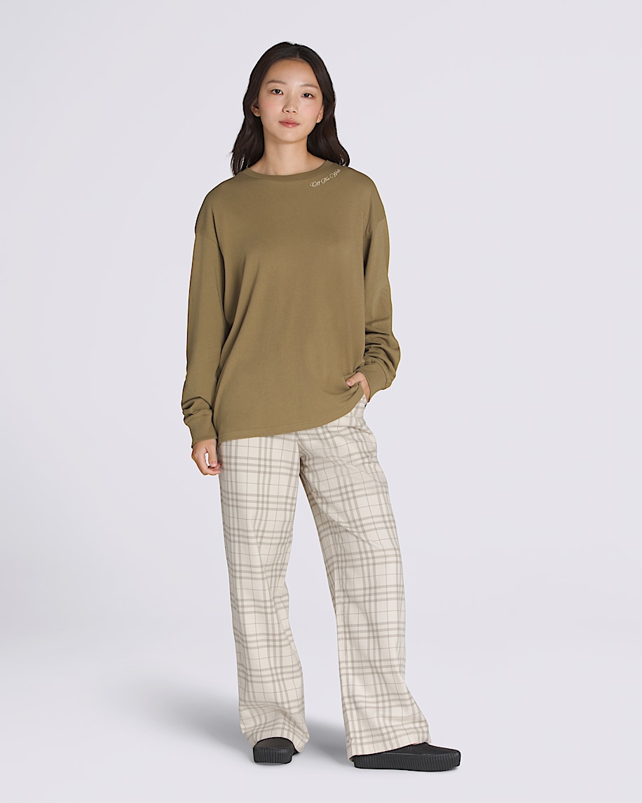 Sliced Oversized Long Sleeve T-Shirt - 4