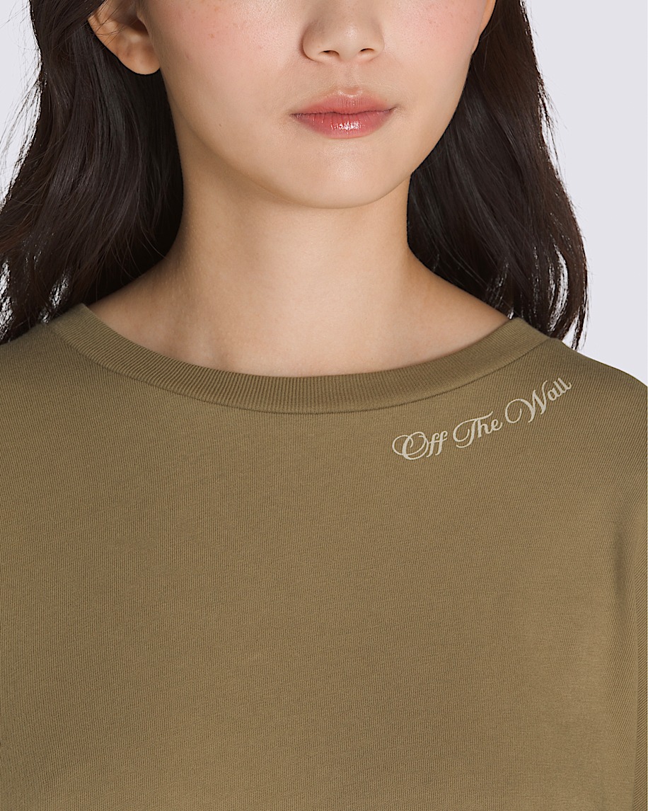 Sliced Oversized Long Sleeve T-Shirt - 5
