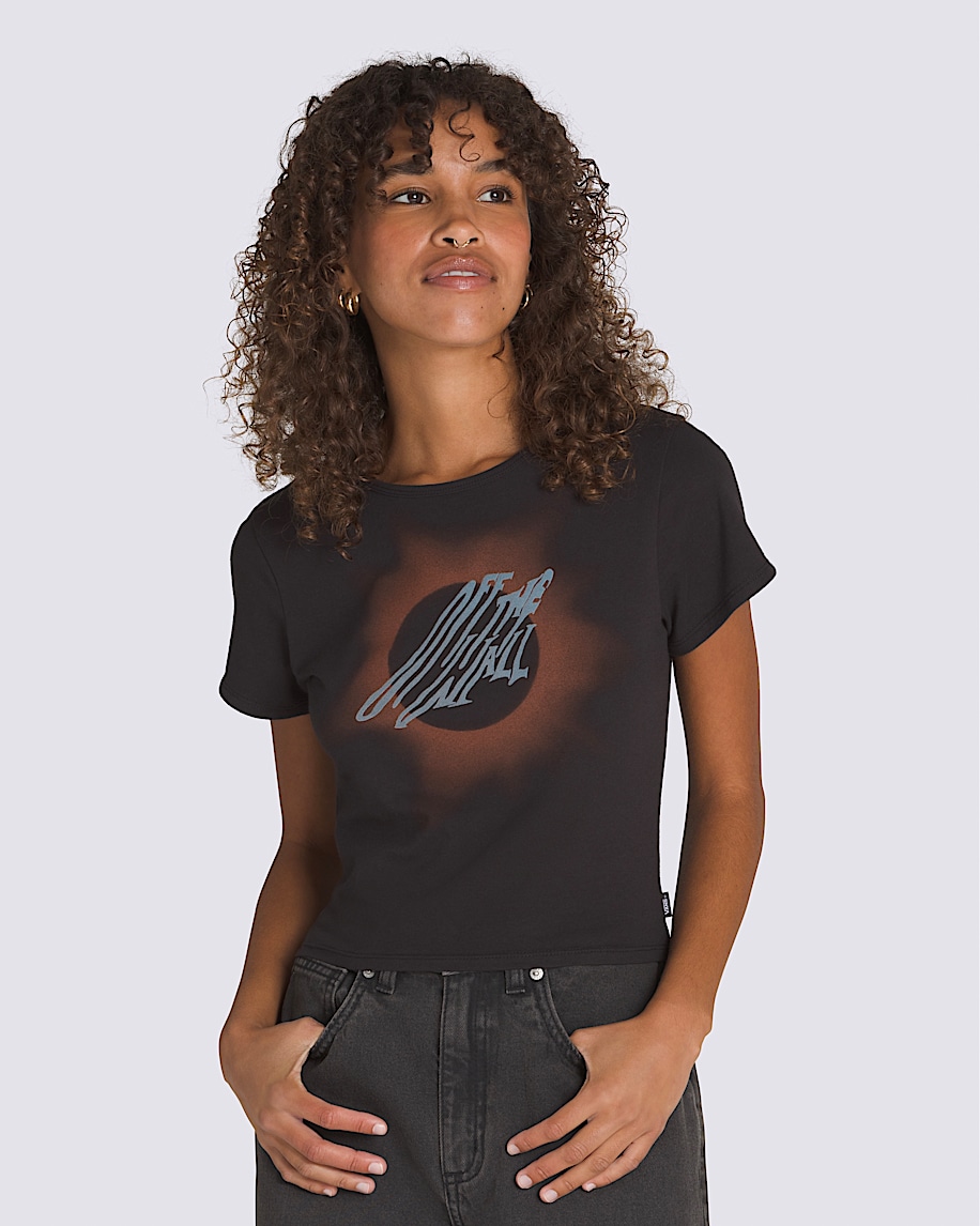 Eclipsed Logo Mini T-Shirt in Black | Vans