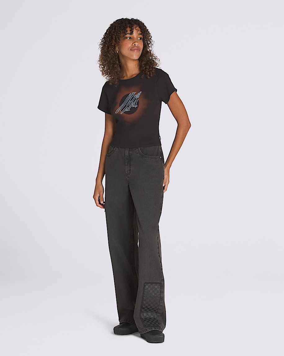 Eclipsed Logo Mini T-Shirt in Black | Vans