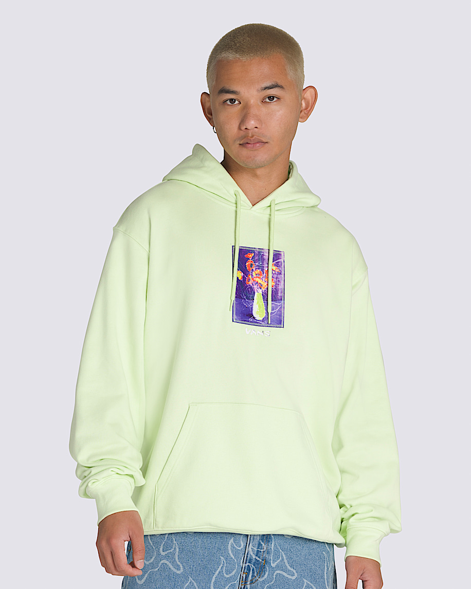Floral Decor Pullover Hoodie - 2