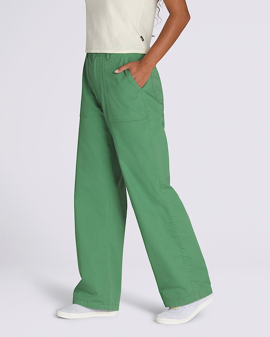 Union Relaxed Carpenter Pants en Fairway Green | Vans CA