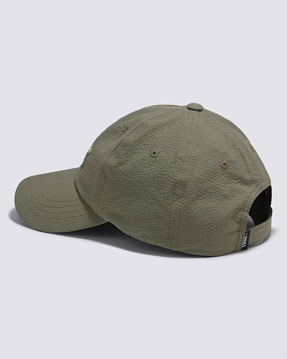 1966 Curved Bill Jockey Hat in Loden Grey Green | Vans