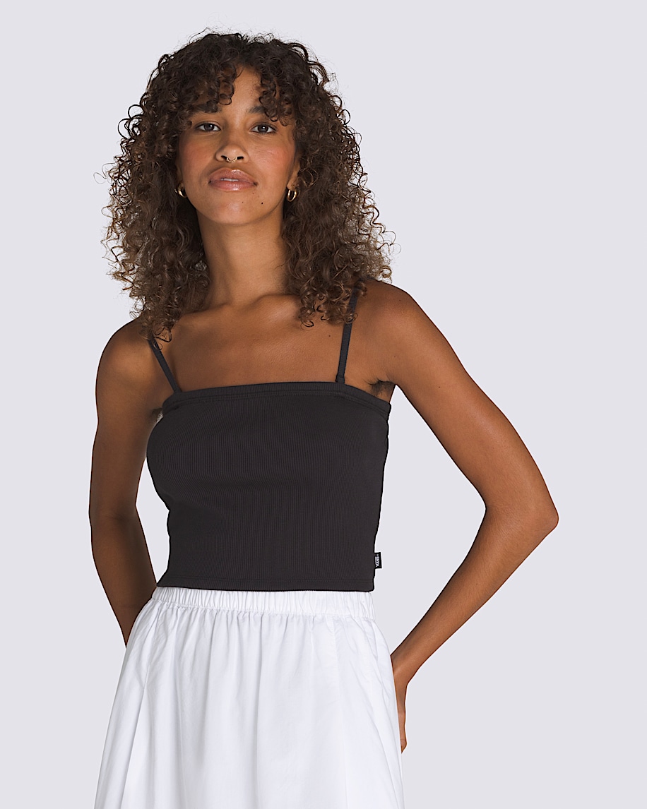 Drew Rib Tube Top in Black | Vans