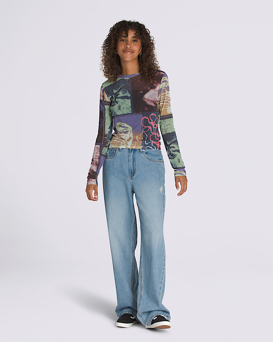 Ludlow Mesh Long Sleeve Top - 4