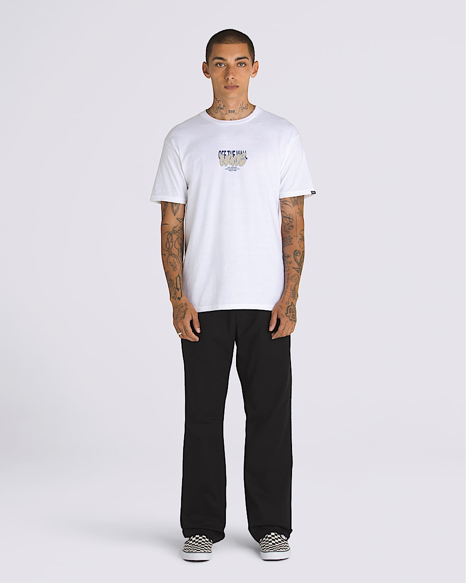 Dual Logo T-Shirt in White | Vans