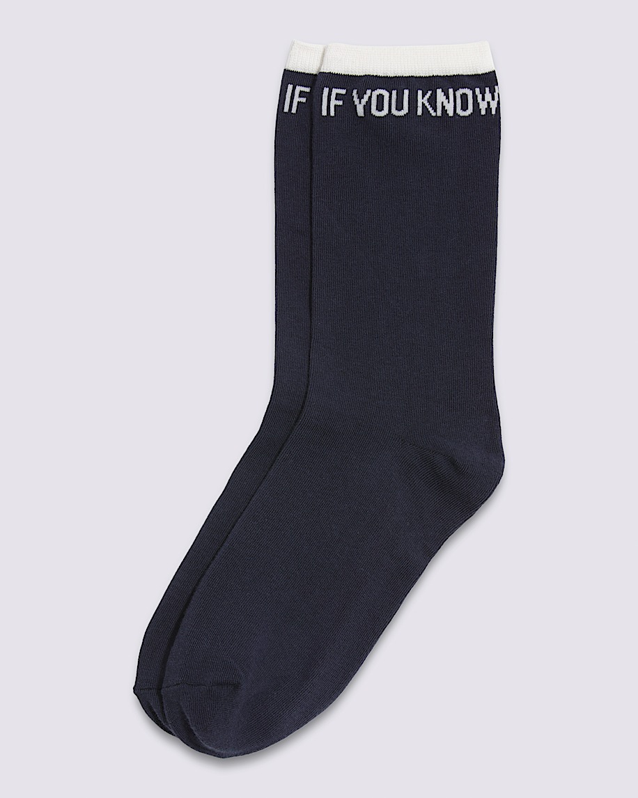 Ticker Crew Socks
