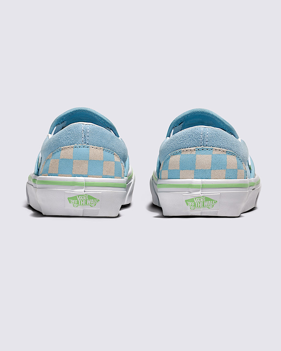 Classic Slip-On Suede Checkerboard Shoe - 4