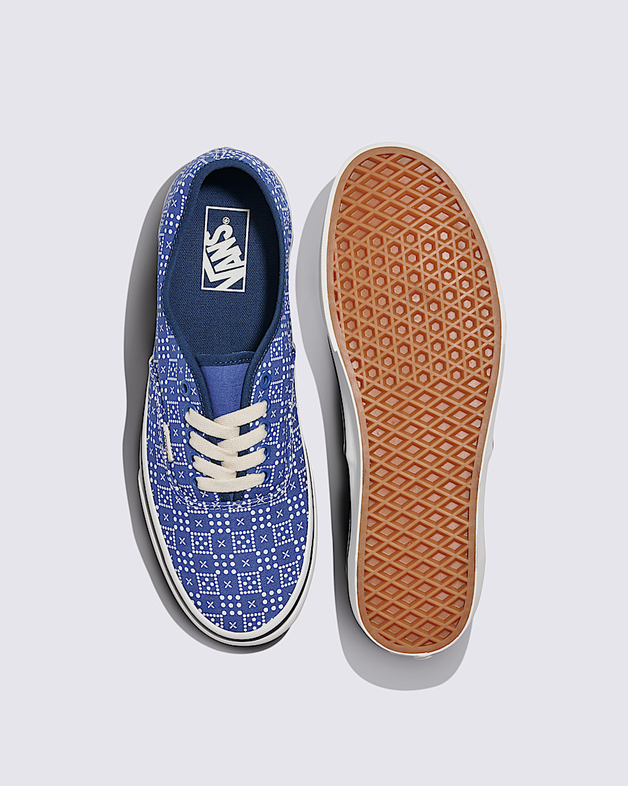 Authentic Shoe in Checker Dot Blue | Vans