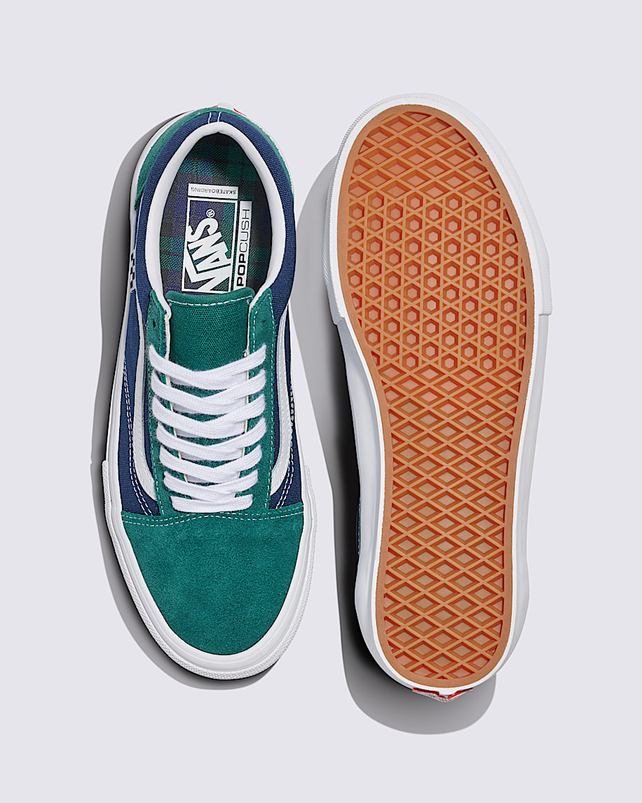 楽天 送料無料にならない Skate Old Skool Shoe in Blue / Green | Vans スケートボード