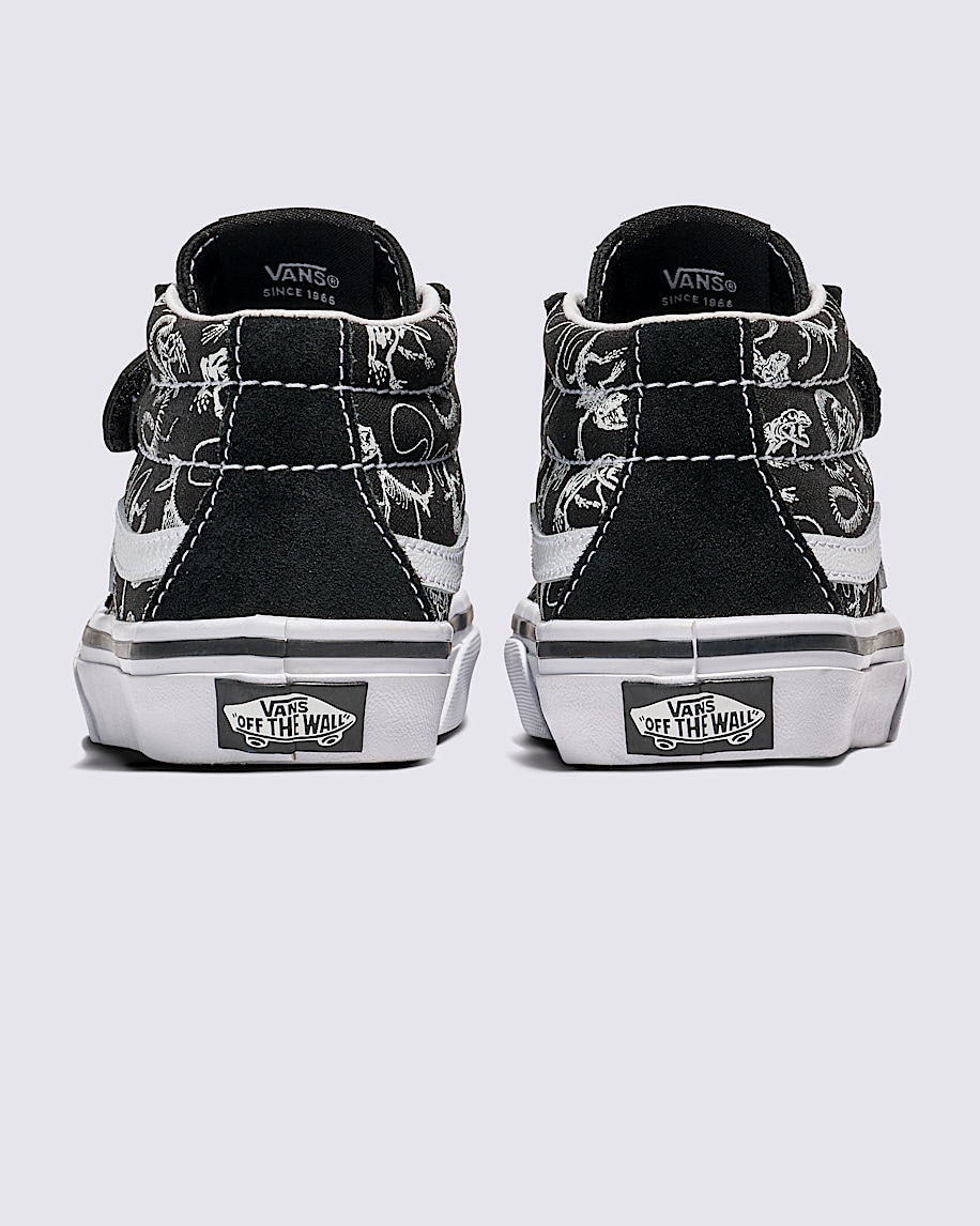 Little Kids Sk8-Mid Reissue V Skeleton Shoe - 4