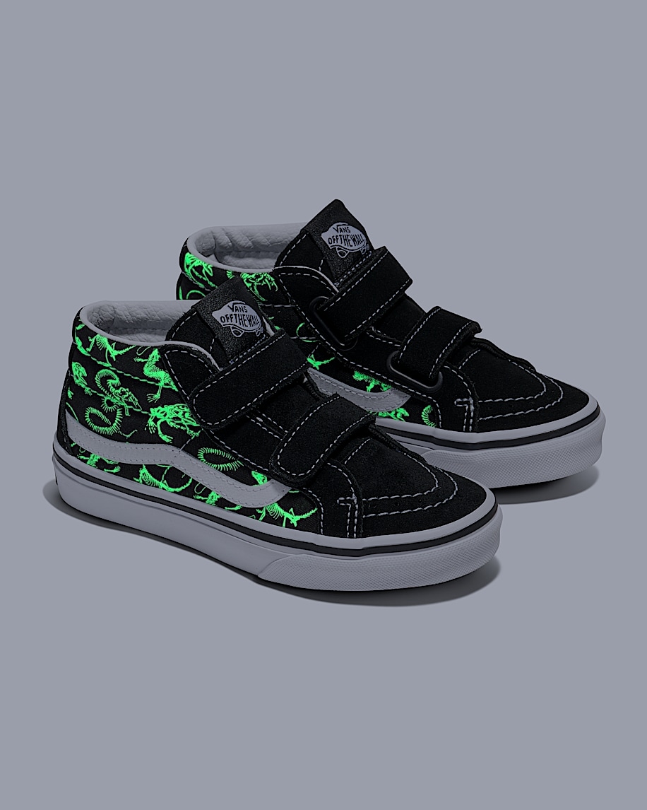 Little Kids Sk8-Mid Reissue V Skeleton Shoe - 5