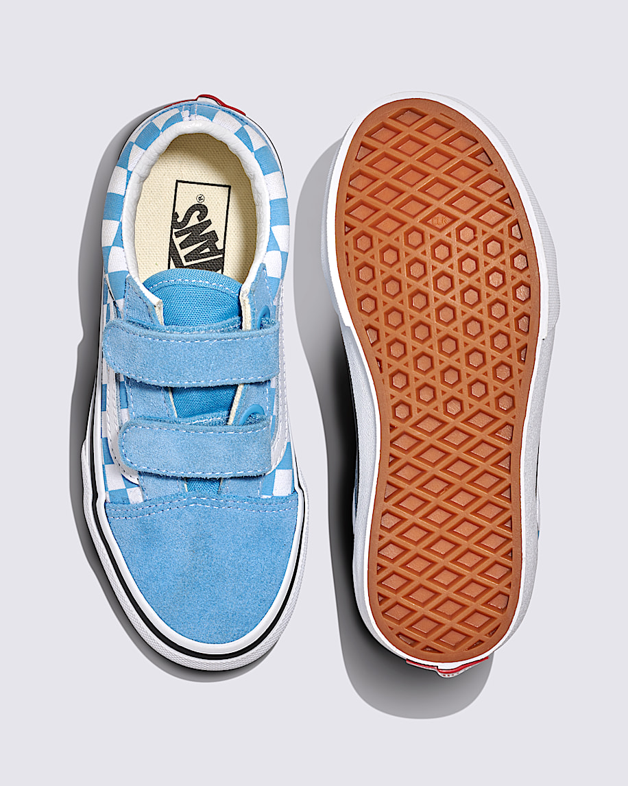 Little Kids Old Skool V Checkerboard Shoe - 3