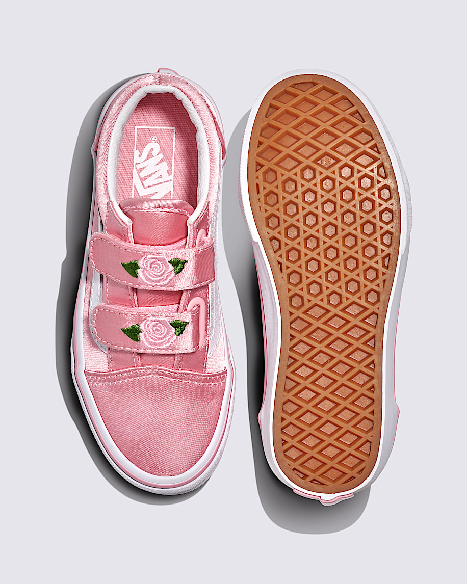 Little Kids Old Skool V Satin Shoe - 3