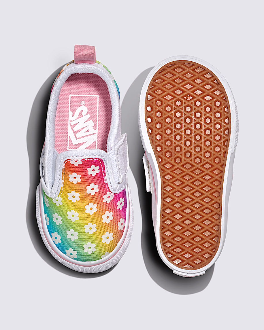 Toddler Classic Slip-On V Flower Shoe