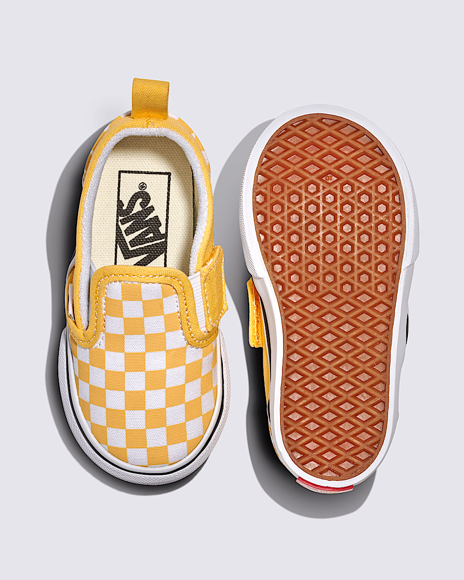 Toddler Classic Slip-On V Checkerboard Shoe - 3