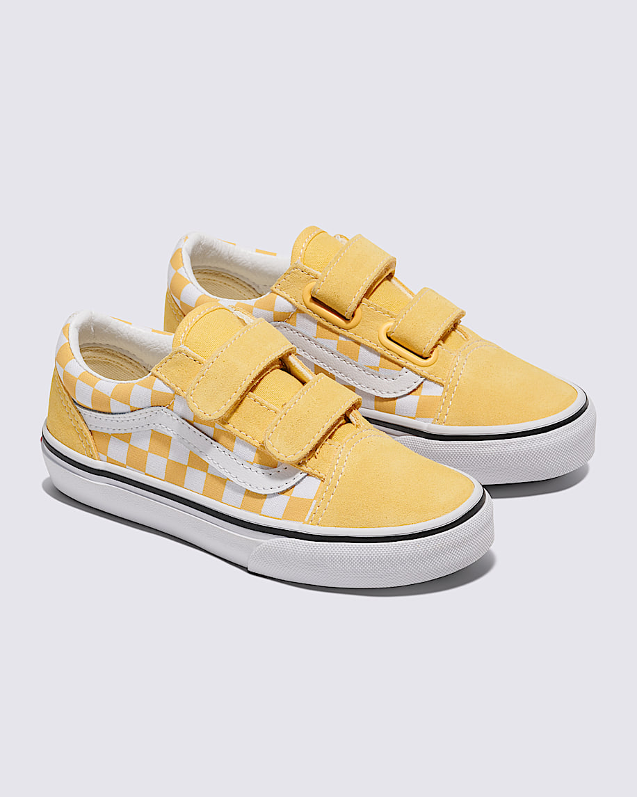 Big Kids Old Skool V Checkerboard Shoe - 2